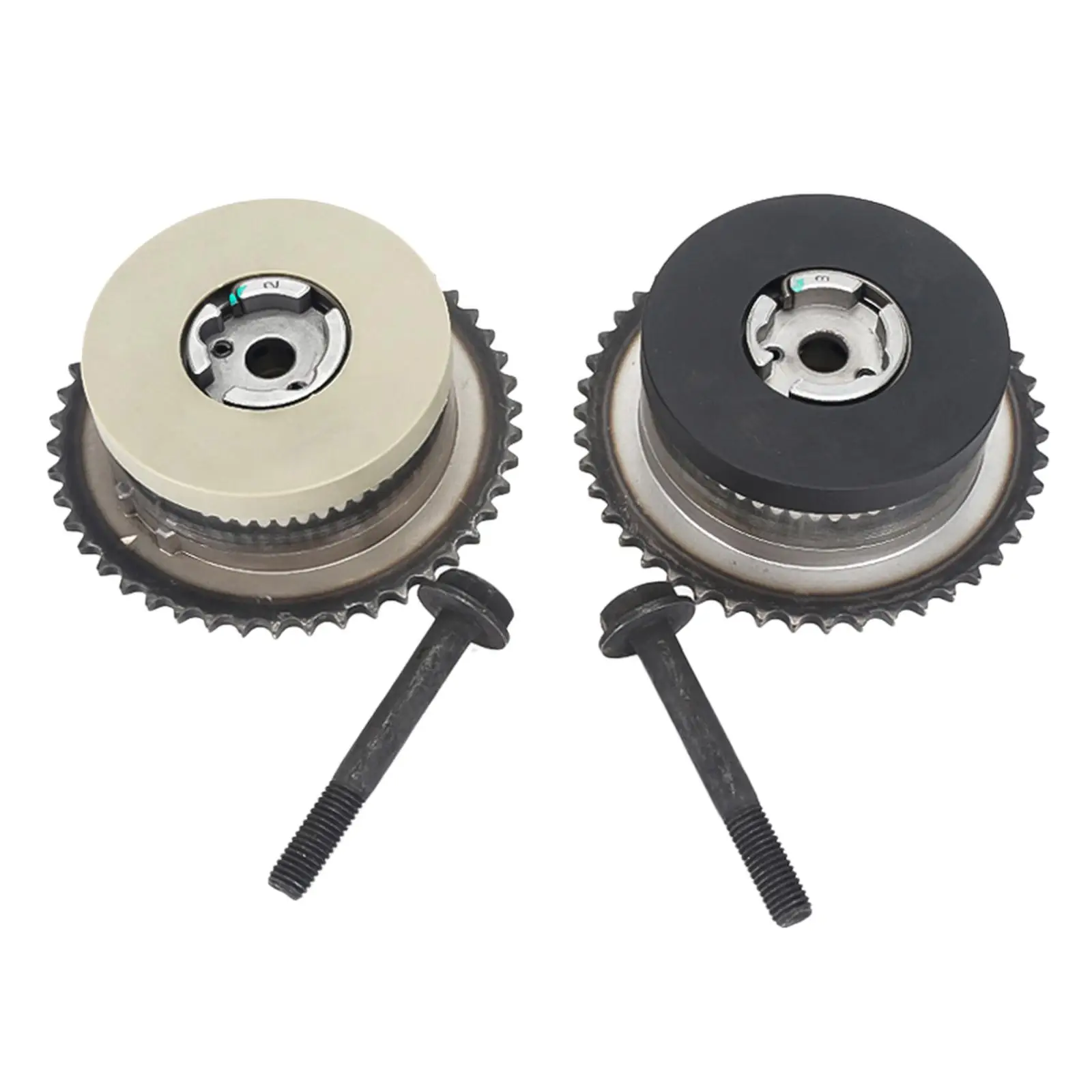 Pair Timing Chain Cam Camshaft Phaser Gear for Lnf Ldk Lhu 2.0L Replaces
