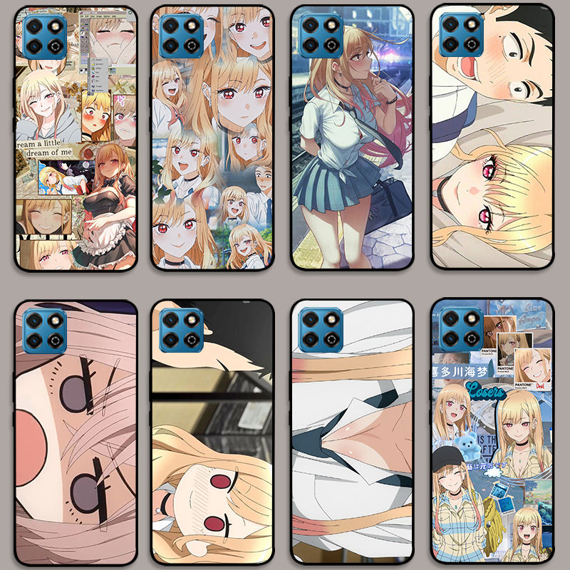 xr cases Kitagawa Marin Anime Phone Case for IPhone 13 12 11 Pro XR 7 8 Plus SE 2020 Phone Cases Soft Silicone Cover My Dress Up Darling 11 phone case