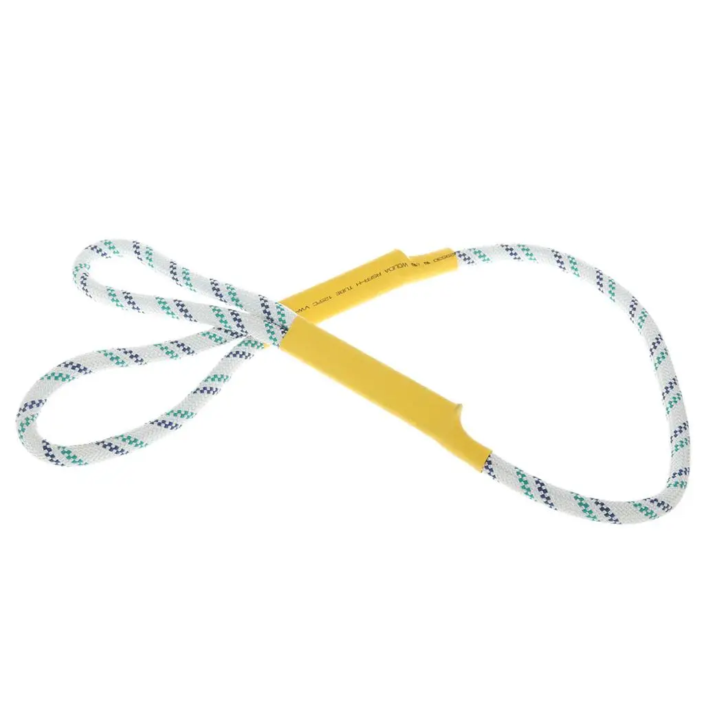 100cm 12mm High Strength Polyester Prusik Cord Rope Arborist Climbing Equip