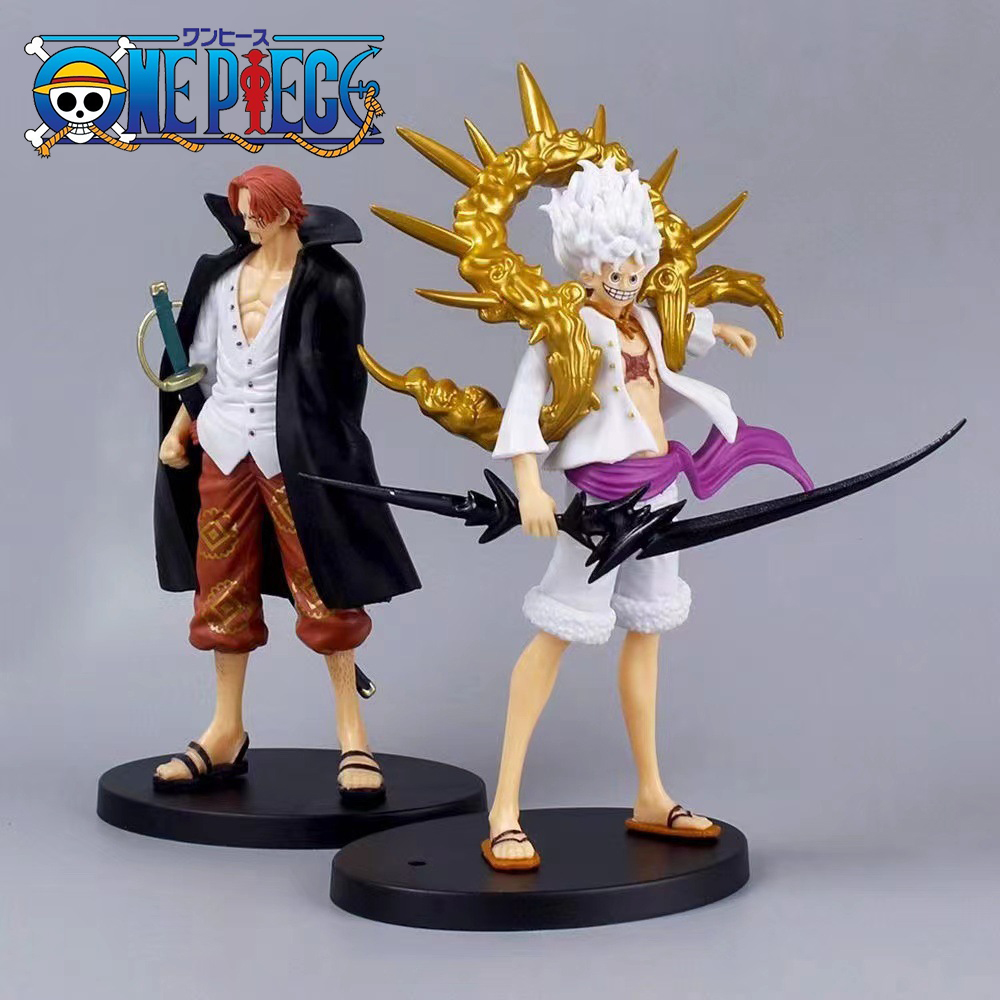 Аниме 20 см, One Piece, аниме четыре императора Red-haired фигурка Шанкса,  охватывающий солнце, Бог Ника, фигурка, декоративная модель | AliExpress