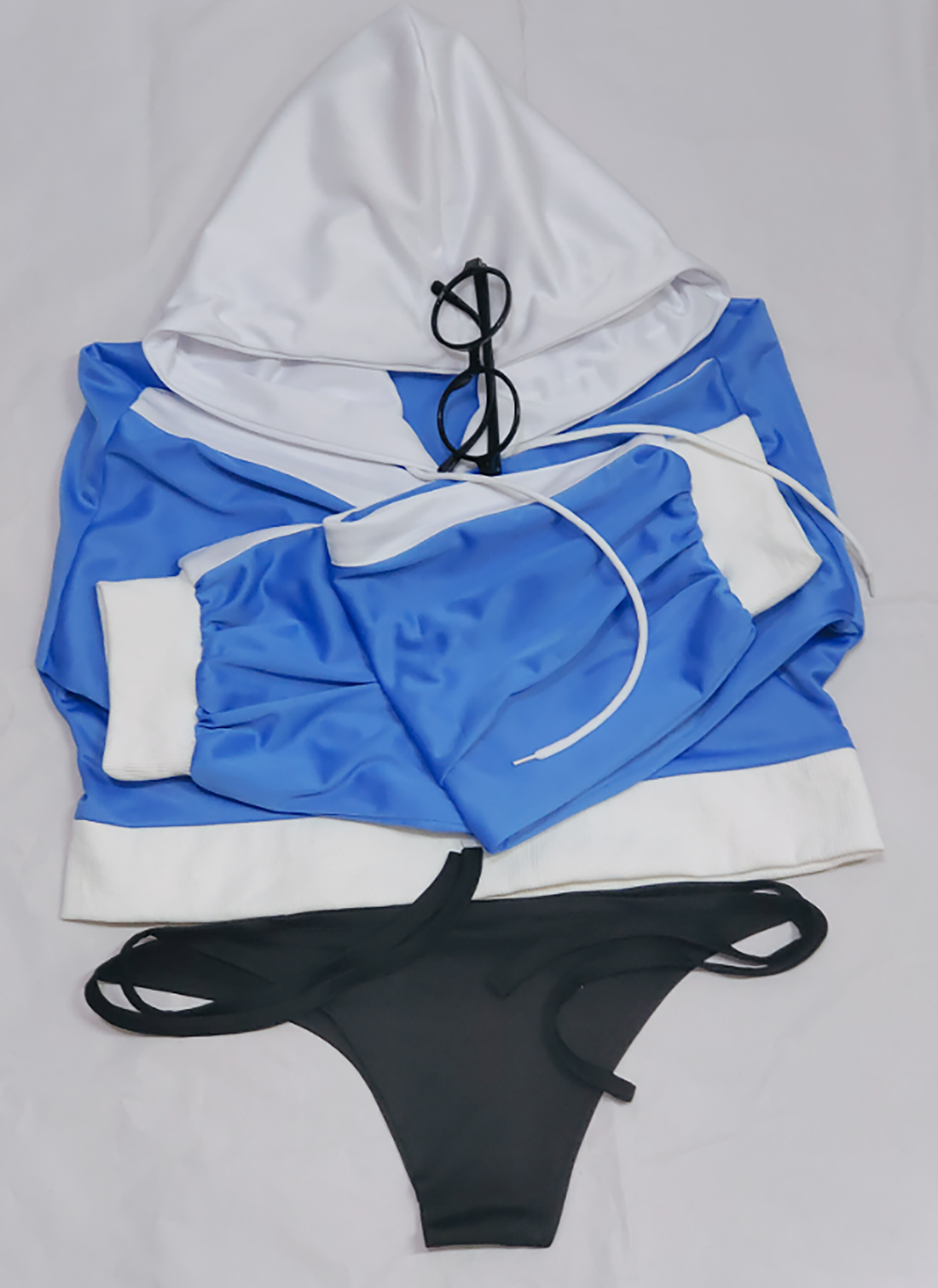 Kazekura Moe Cosplay Kostüm Spiel blau Archiv Cosplay japanische Gymnastik Anzug Top Hosen Halloween Party Uniformen nach Maß – Detail 6