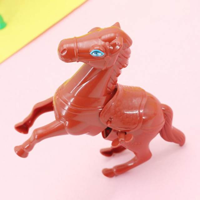 NUOBESTY 5Pcs Brinquedos de Corda de Plástico Cavalo de Brinquedo de Corda  Relógio de Brinquedo para Crianças Enchimentos de Saco de Guloseimas (Cor  Aleatória)