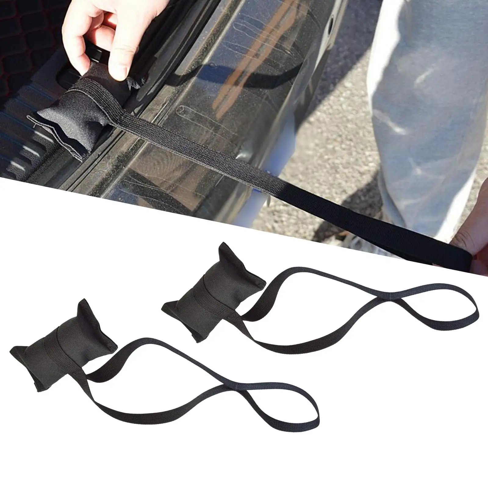 Canoe Anchors Tie Down Cars Hoods Easy Installation Quick Loops Disassembly for
