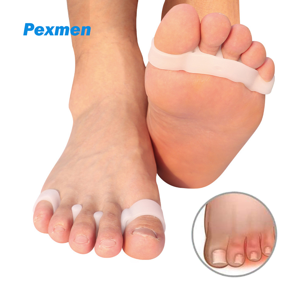 Best of Pexmen 2 / 4Pcs Gel Toe Separator Protector For Overlapping Hammer Toes Pain Relief Toe Correction Bunion Corrector Foot Care Tool Reviews & Tips