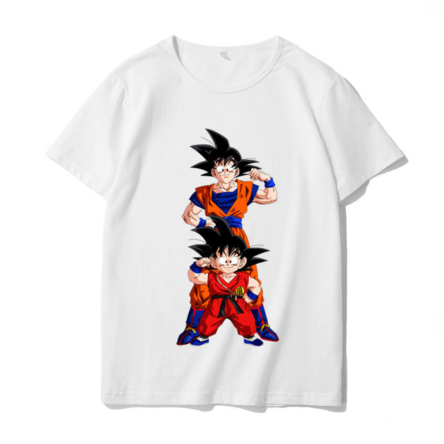 Silver Basic Son Goku Super Manga T Shirt Vestito Goku Corto per  Ragazzo,212-1,XXS… : : Moda