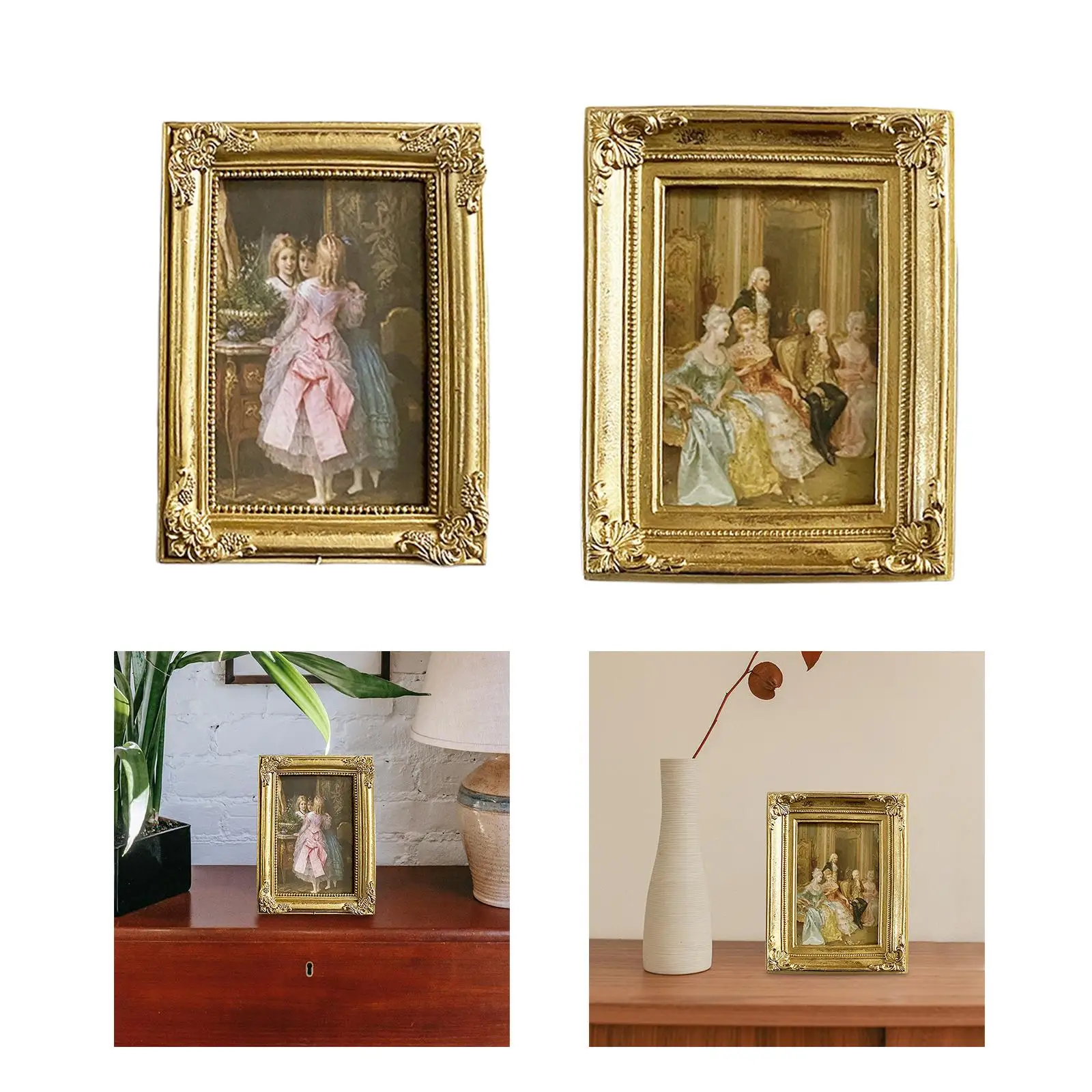 Resin Photo Frame Poster Frames Glass Front Party Wedding Home Picture Frame