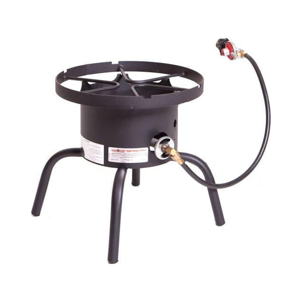 Title 1, NEW Camp High Output Single Burner Cooker, Black,