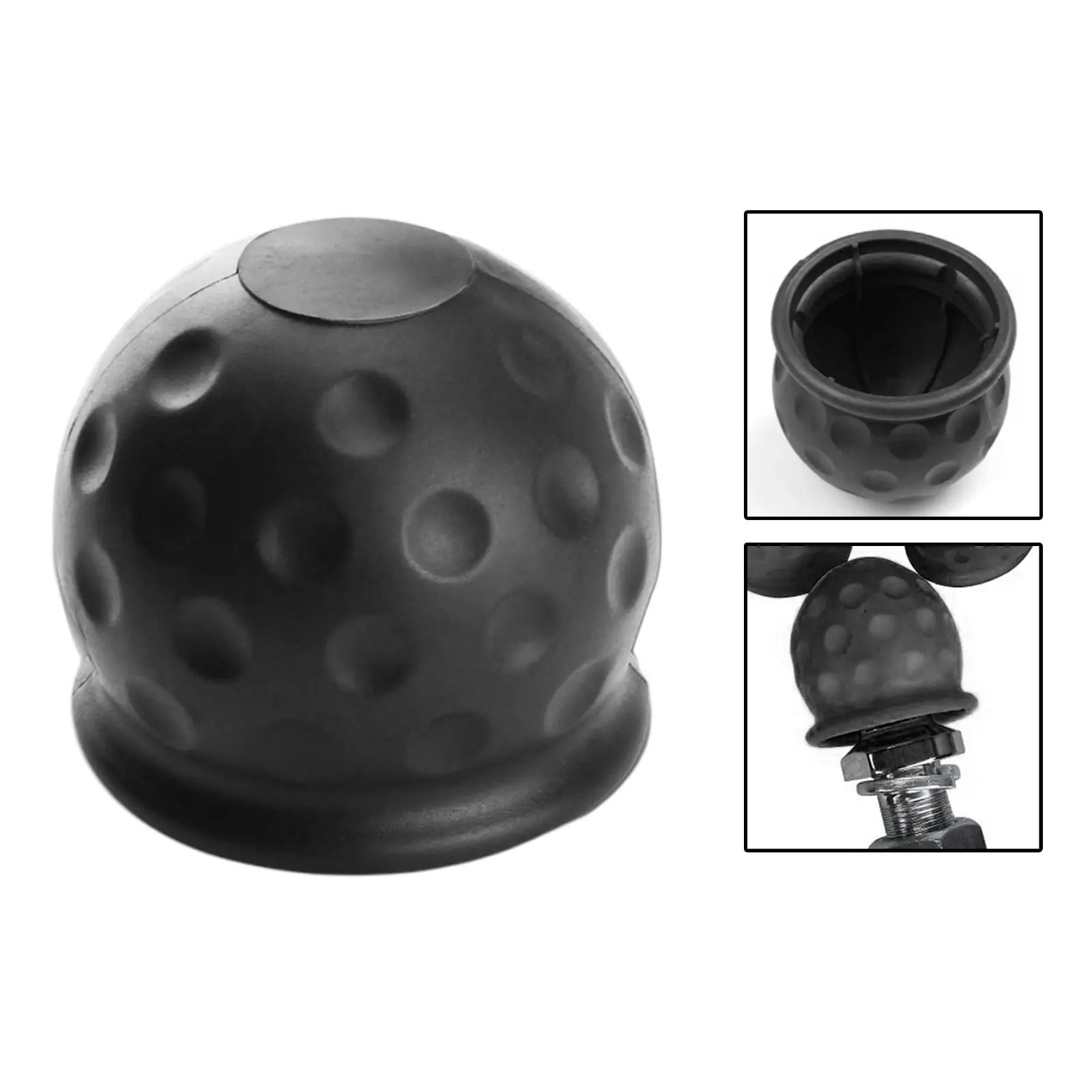 Trailer Hitch Ball Cover for RV Trailer No Tools or Hardware Required Easy to Install High Performance Premium Durable Dustproof