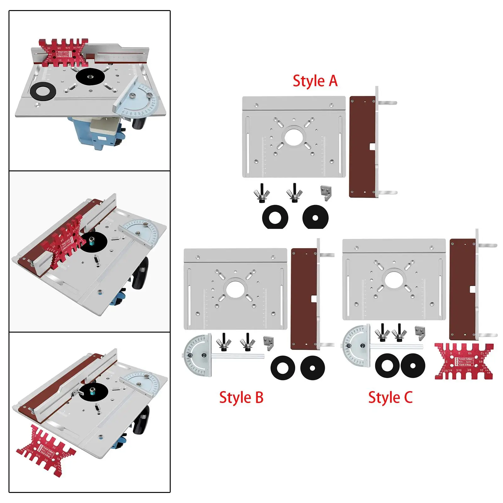 Aluminium Router Table Insert Tools Router Woodworking Benches for Woodworking