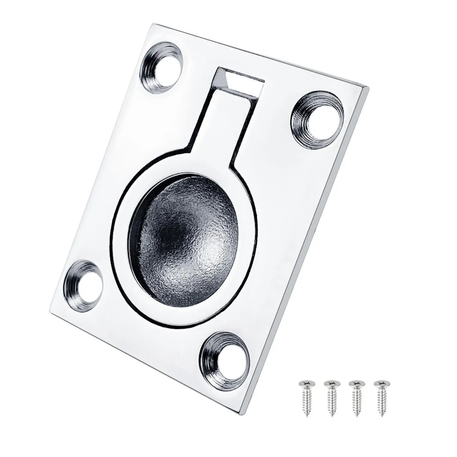  Flush   Handle   3 . 8Cmx4 . 8cm   Durable   Recessed   for   Boat   Door   Hatch 