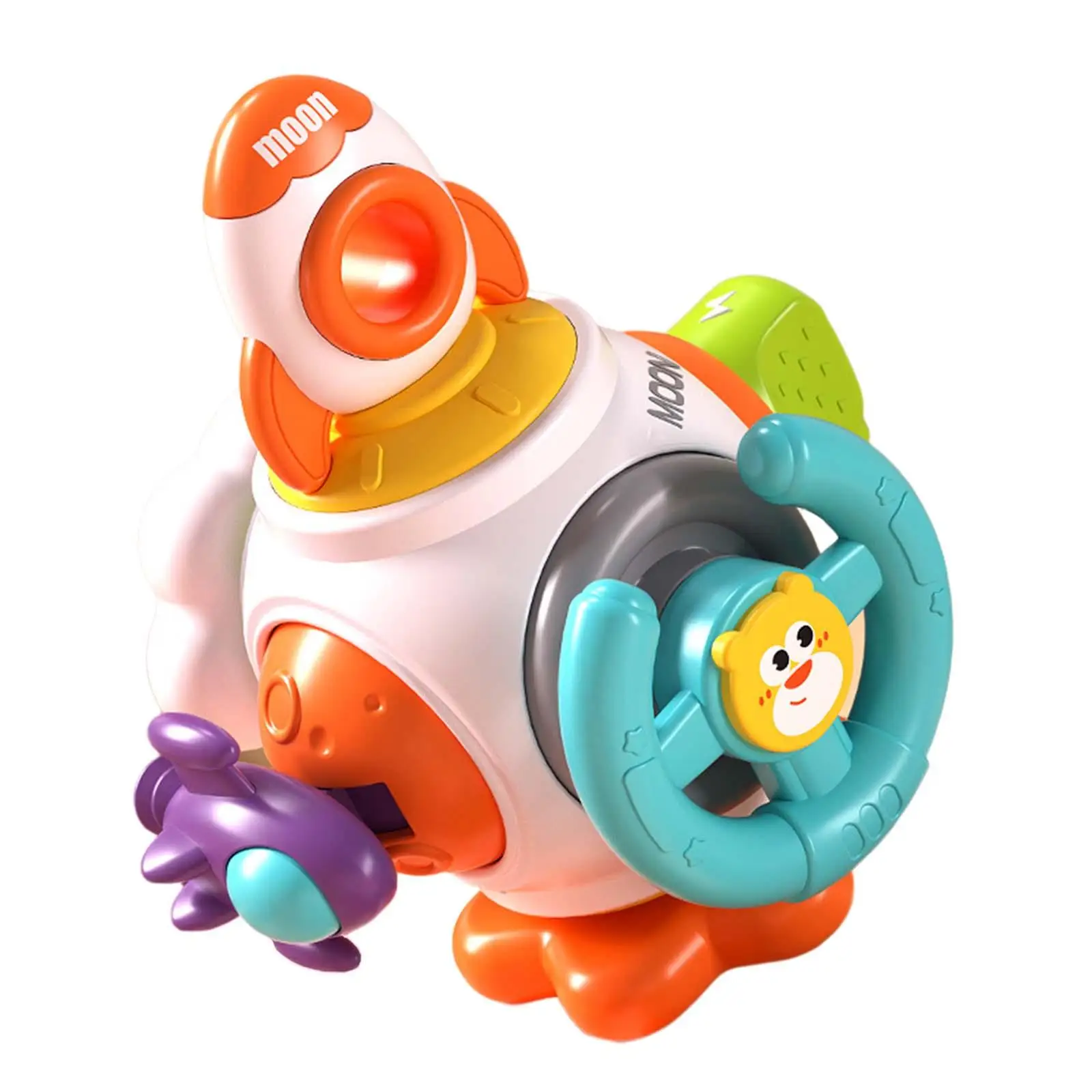 Baby Busy Ball Portable Learning Toys Developmental Toys Hand Grasping Ball for Color Recognition Early Developmental Kids Baby