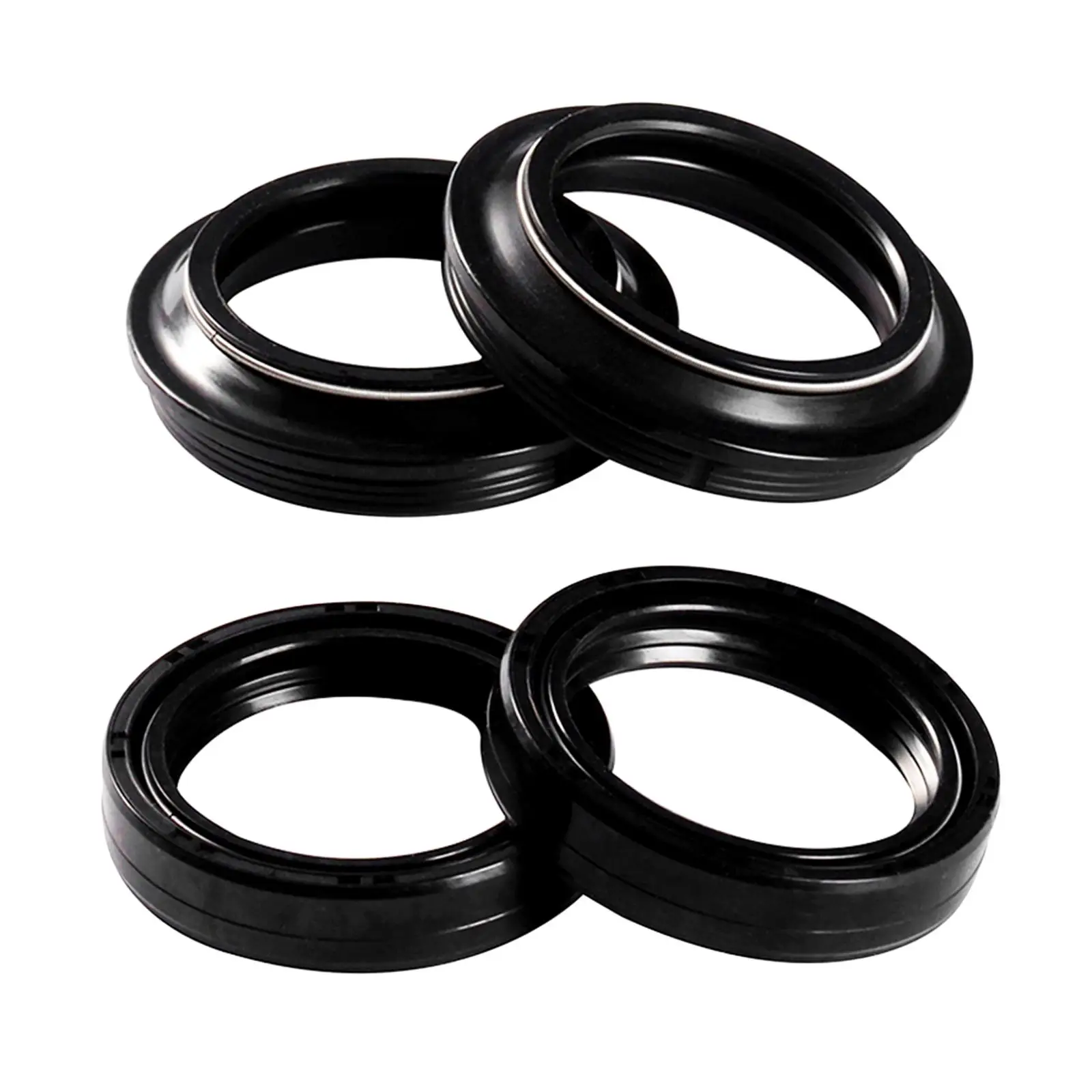 Front Fork Damper Oil Seal and Dust Seal Kit 43x54x11mm Durable Direct Replacements for Honda CBR600 Automotive Accessories