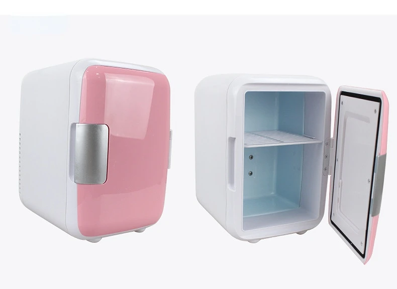 portable fridge for car 4L Car Mini Refrigerator Small Household Cosmetics Refrigeration Student Dormitory Dormitory Mini Refrigerator car freezer