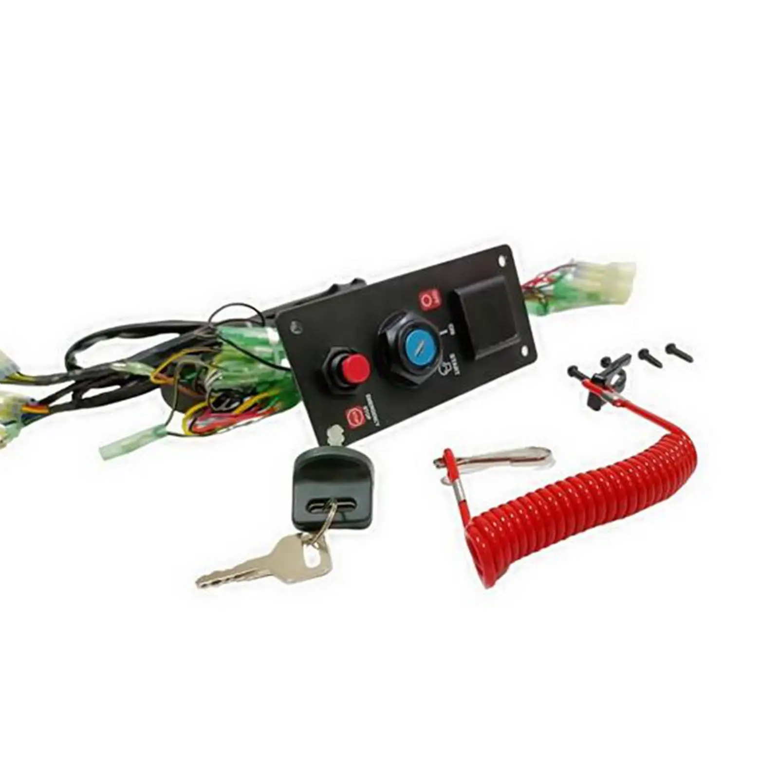 Ignition Switch Panel 06323-zz5-764 Replace Parts with Keys and Wire for Honda Outboard Accessory High Quality Durable