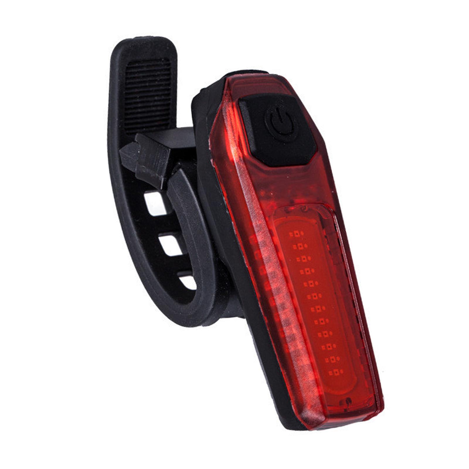 tail lamp Light Rechargeable LED High Brightness USB Rechargeable Road Bike for Cargo Rack Seat Post Bike Trailer Night Riding