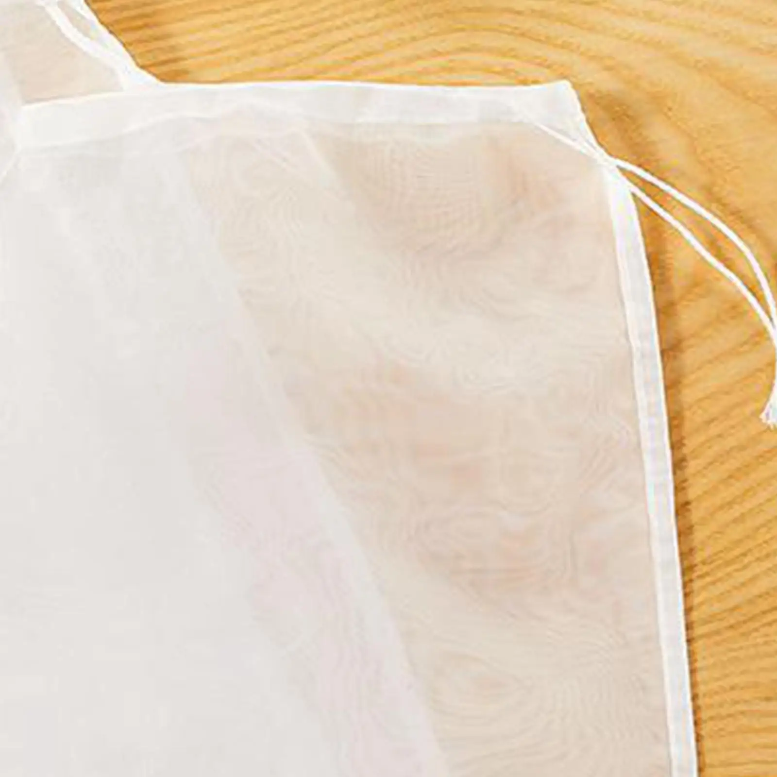 Nut Milk Bag with Drawstring Cheesecloth Filter Bag Unbeached Reusable for Soy Brew Coffee Soup Nut Milk 11.81`` x 7.87``