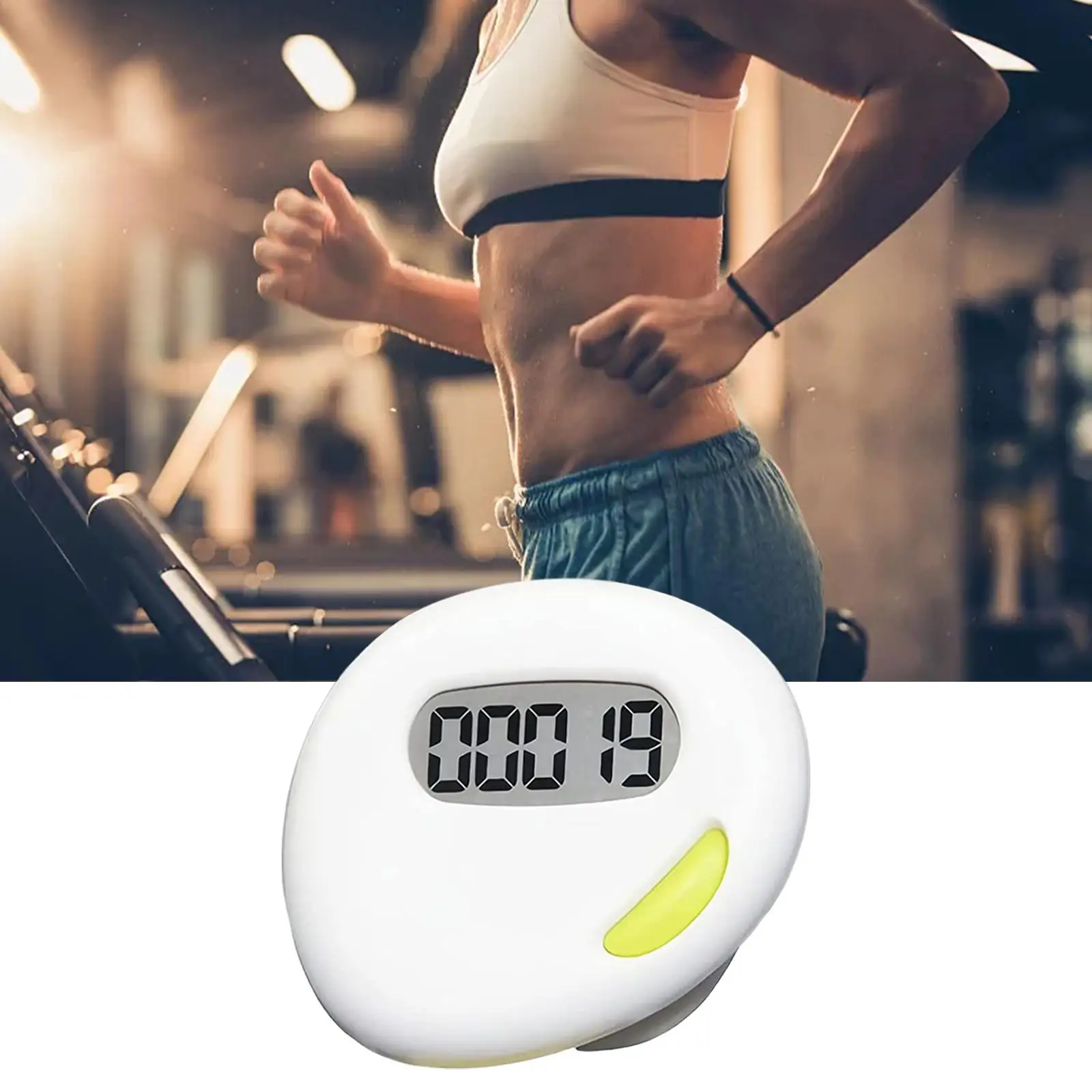 Portable 2D Digital Pedometer Electronic Pedometer for Women Fitness