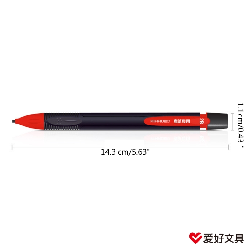 Flachkopf-Test Druck bleistift zeichnung 2b füllt den automatischen Zeichenstift mit Radiergummi-Schul material nach – Detail 14