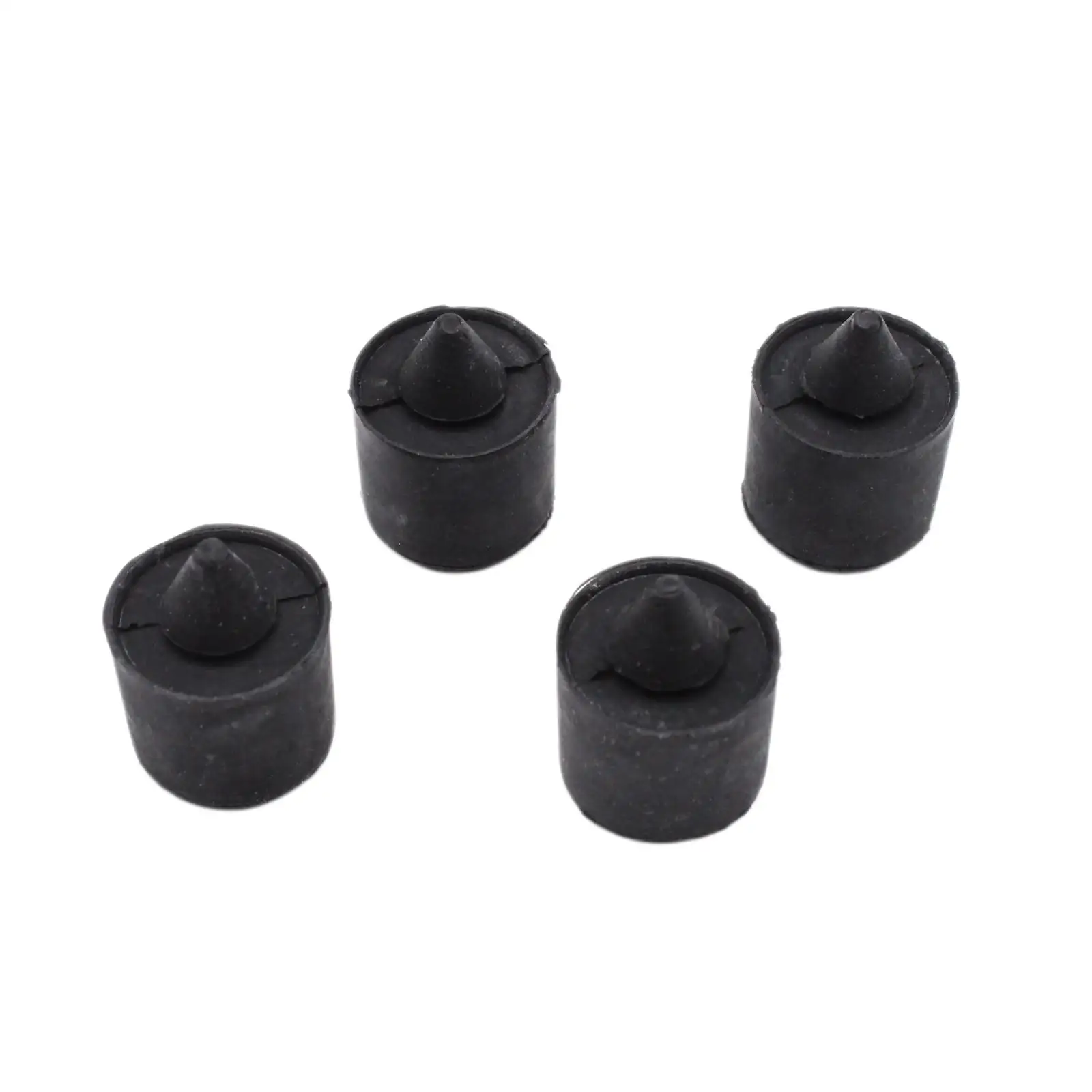 4 Pieces Vehicle 16.5mm Exterior Rubber Bumpers W705903S300 W705903-S300 Black for Ford F150 Escape Ranger Replace