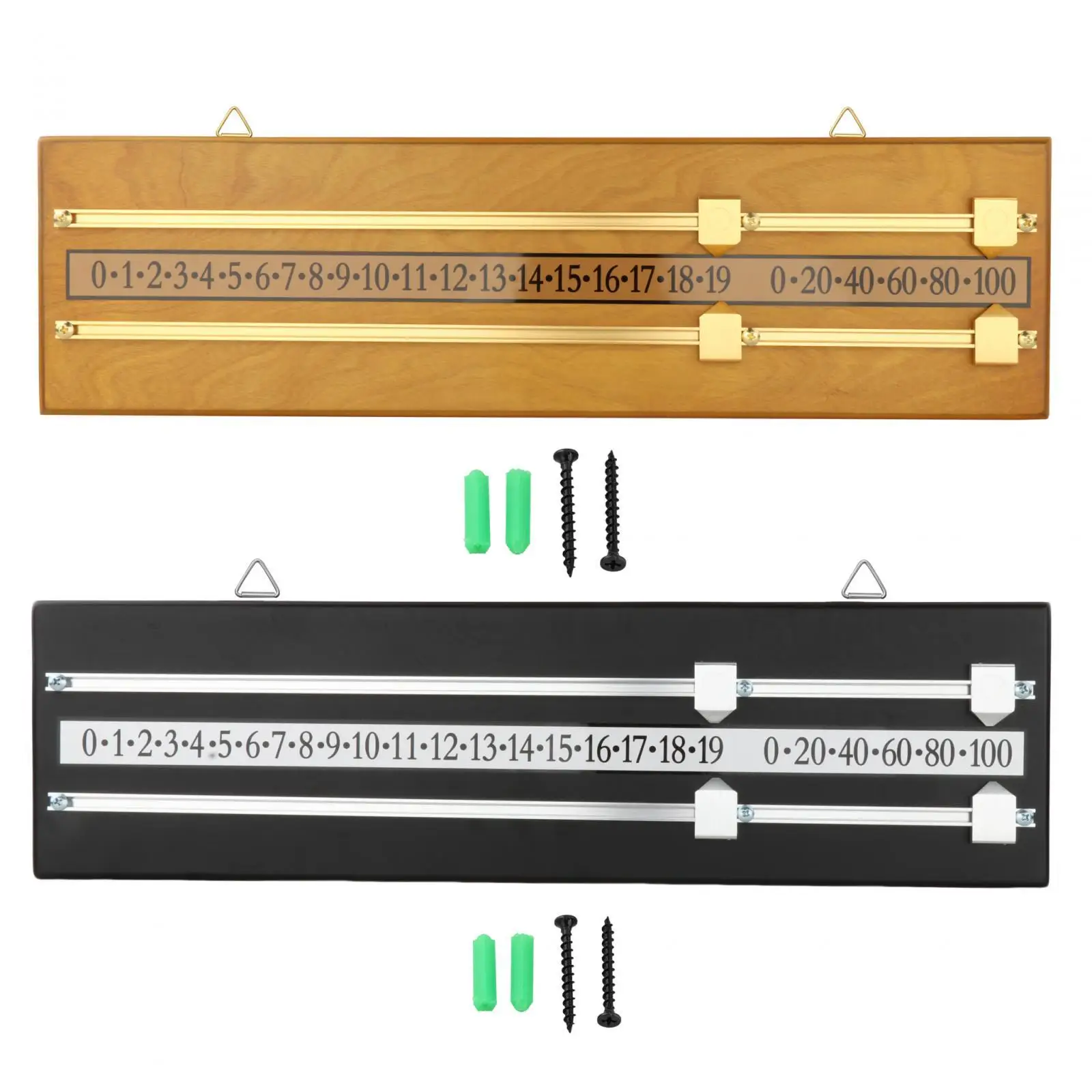 Wooden Billiard Score Board Accessories Referee Gear Scoring Device Foosball Counters Shuffleboard Wall Mounted Scoreboard