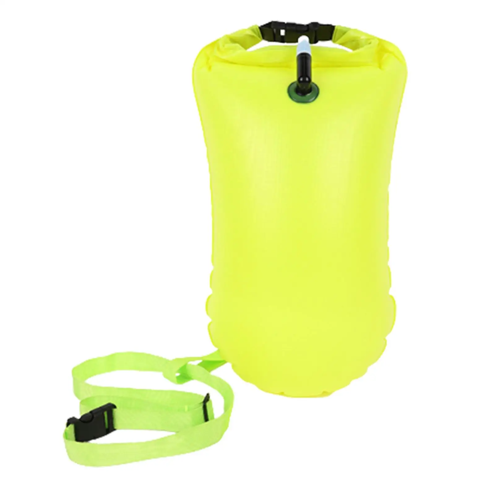 Swim Buoy Waterproof Bag High Visible with Adjustable Belt Storage Bag Kayak for Camping Fishing Swimming Diving Canoe