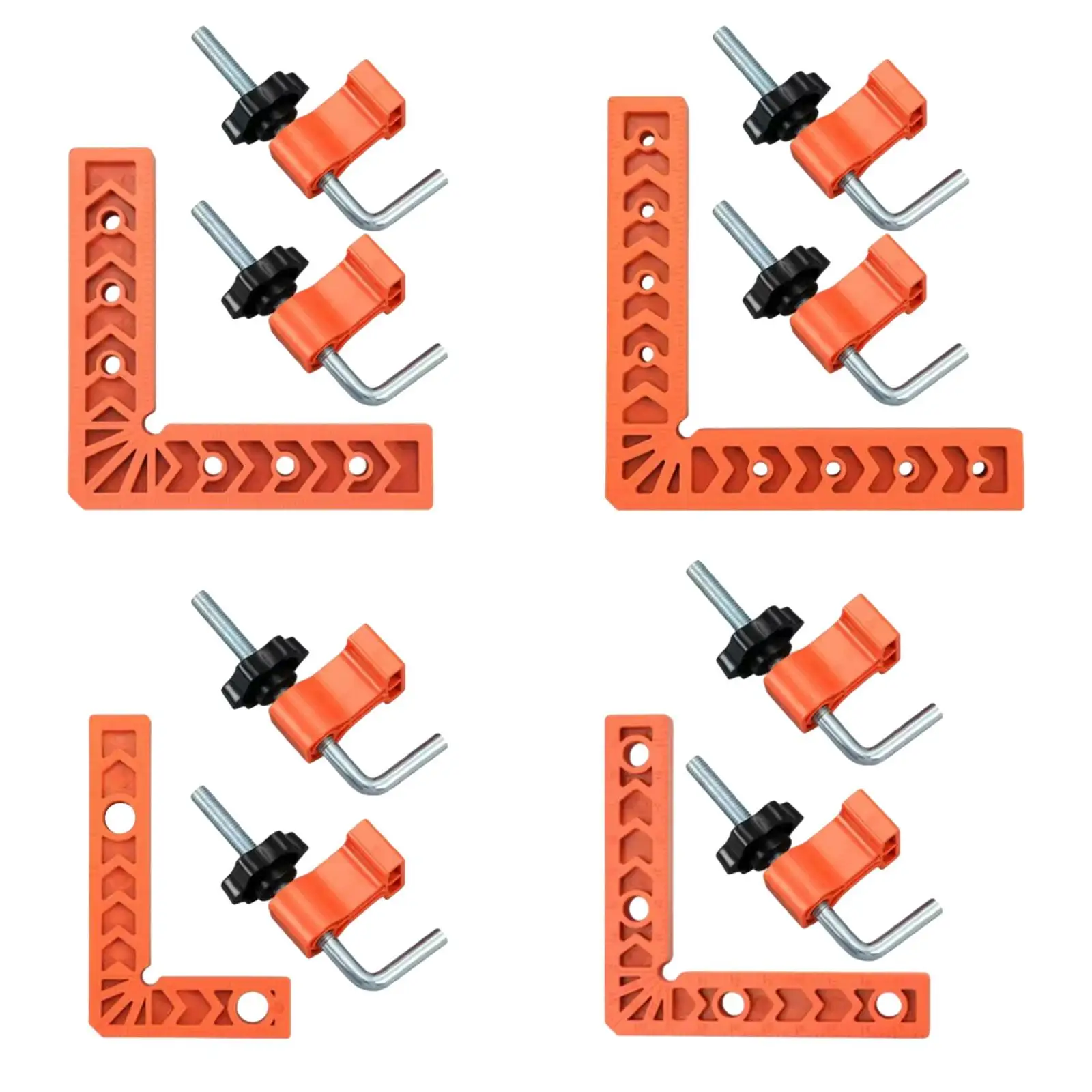 90 Degree Corner Clamp Carpentry Squares Professional L Type Woodworking Tool Positioning Square for Cabinets, Picture Frames