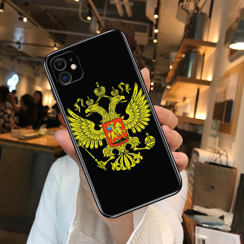 Российский герб России, чехлы для телефонов iphone 14 13 Pro Max, Чехол 12  11 Pro Max 8 PLUS 7PLUS 6S XR X XS 6 mini se, мобильный телефон | AliExpress