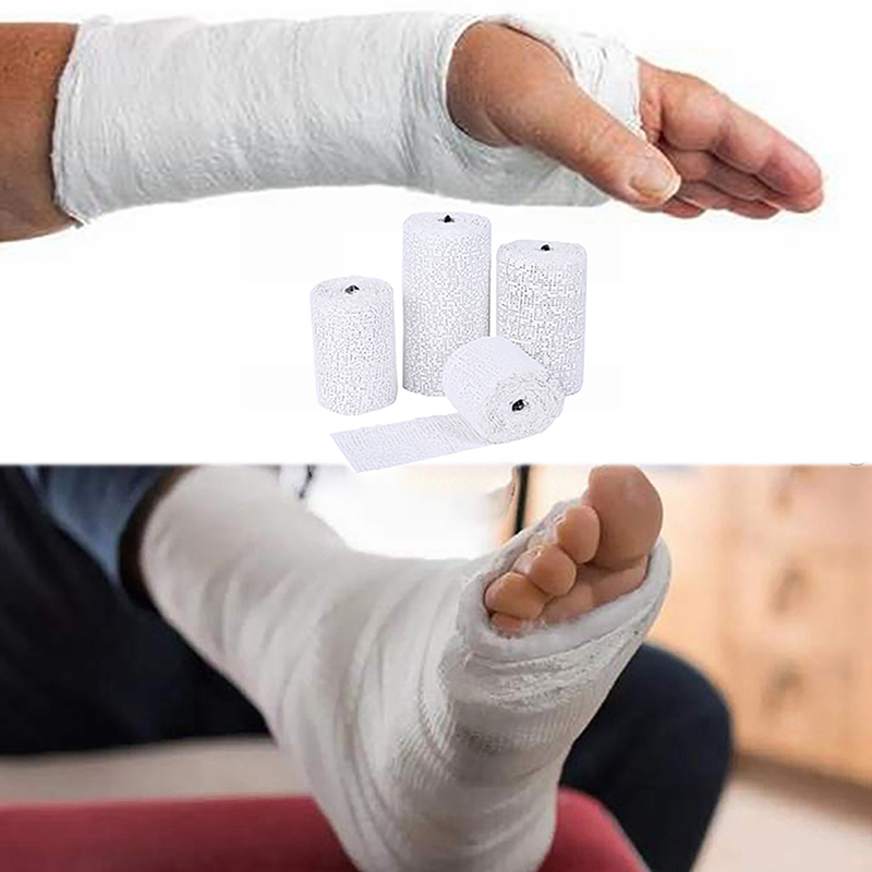 Gips Stoff Rollen Bandagen Streifen Wrap Guss material Klebeband für Bastel projekte Maske Herstellung Bauch Casts Körper formen Gesundheits werkzeuge – Detail 2