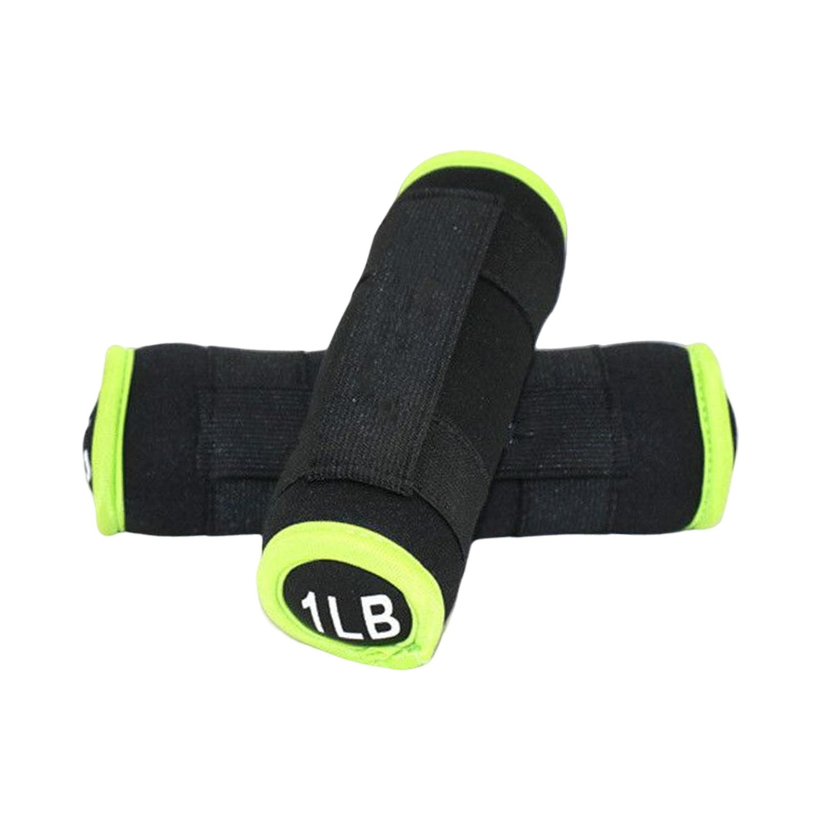 Hand Weights Set Arm Leg Weights Weightlifting Increase Training Intensity Walking Dumbbell with Hand Strap for Pilates Aerobics