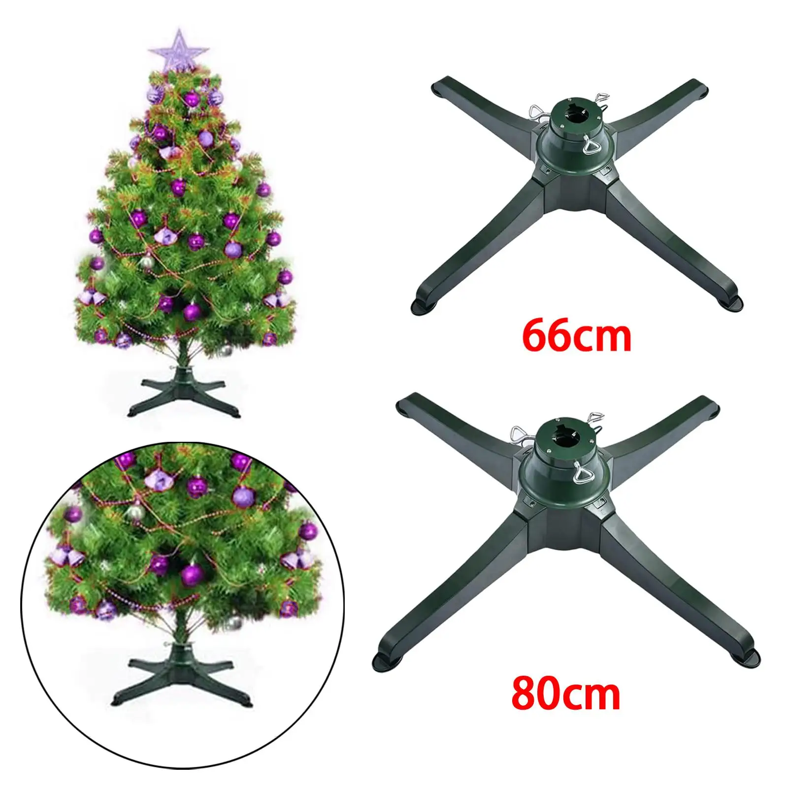 Rotating Christmas  Artificial  Trees Holder Universal Adjustable  Compatible with Most Upright Tree