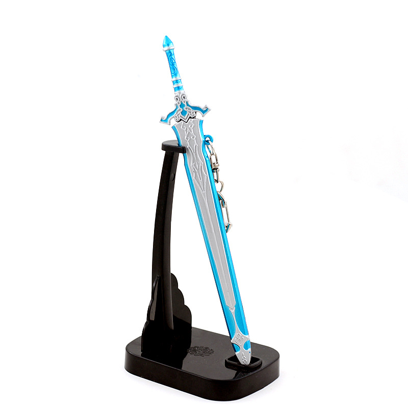 16cm Metall-Schwert Antike Chinesische Nahkampfwaffen Modell Spiel Anime Zubehör Dekoration Ornament Handwerk Miniaturen Sammlung – Detail 8