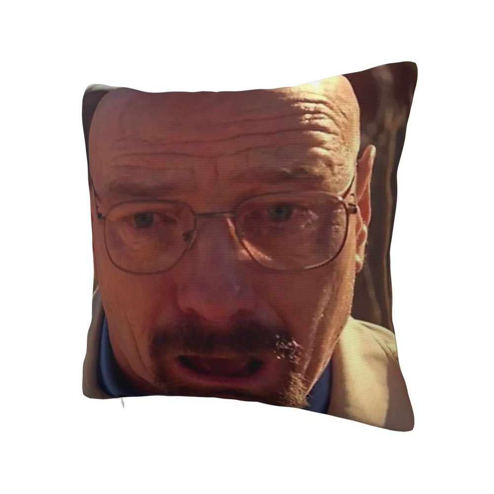 Description Picture 3 of itemWalter White Meme Breaking Bad Pillowcase Soft Fabric Cushion Cover Decorative Pillow Case Cover Home Square 18"
