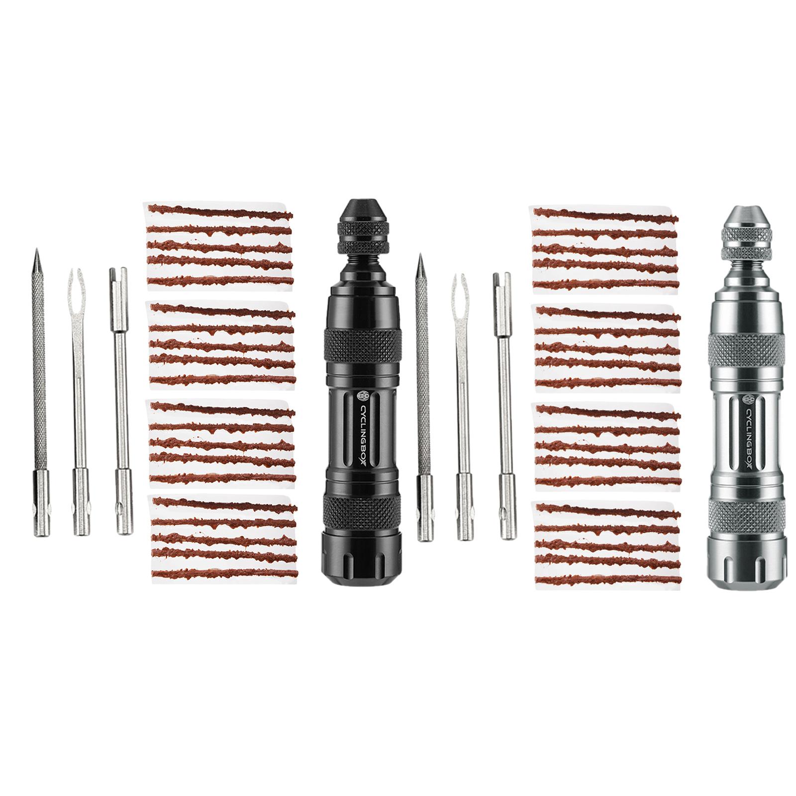 Tubeless Puncture Tire Repair Kit Emergency Car Truck Motorcycle Tyre Strips