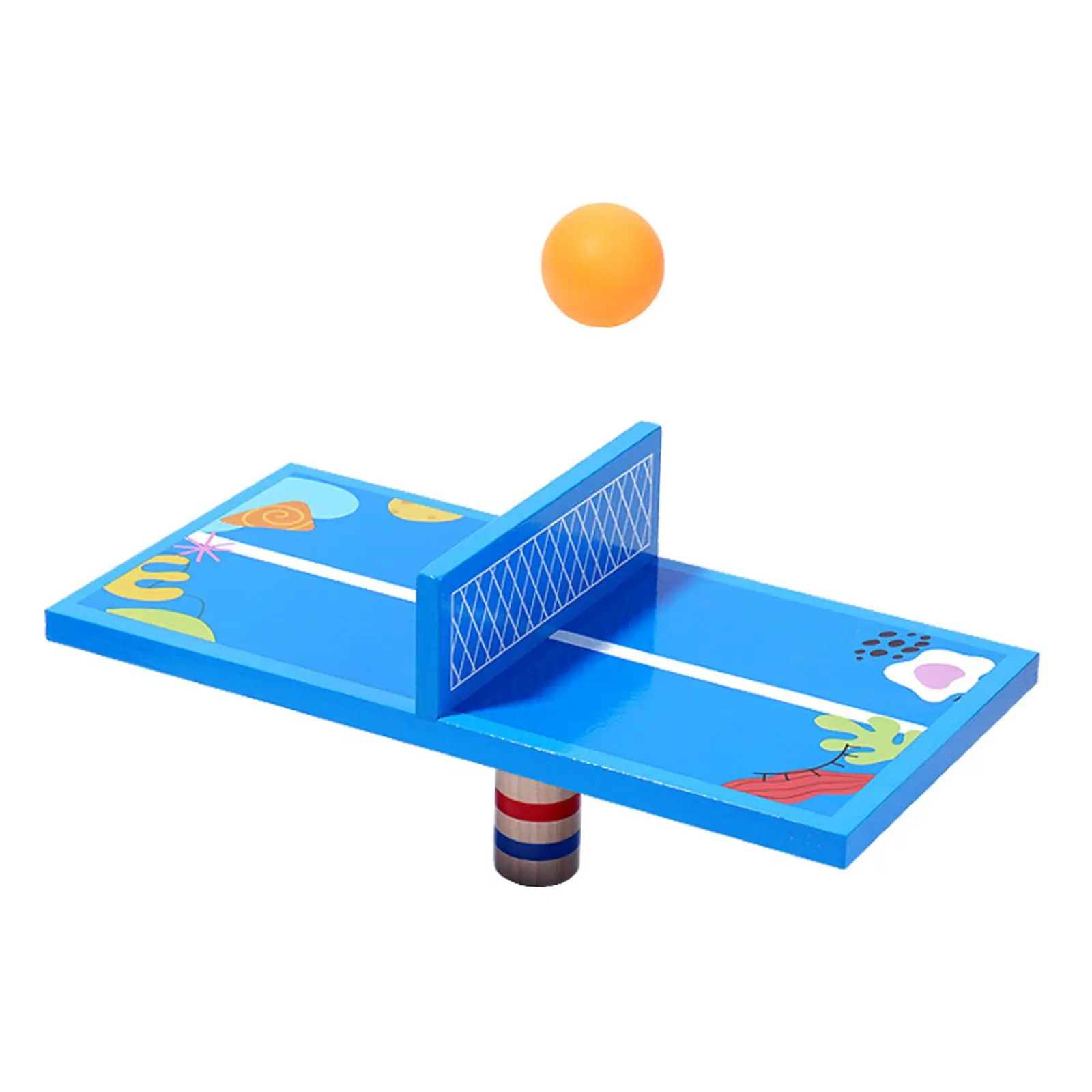 Mini Table Tennis Game Intellectual Developmental Portable Tabletop Game Early Educational Toy for Girls Kids Birthday Gifts