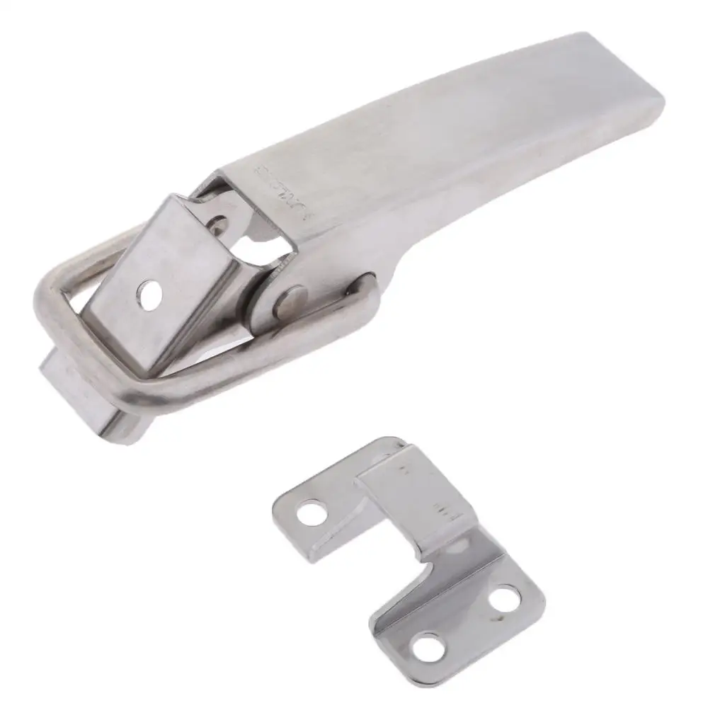 Stainless Steel Hardware Locker Door Cabinet Anti-Rattle Latch Fastener Tool