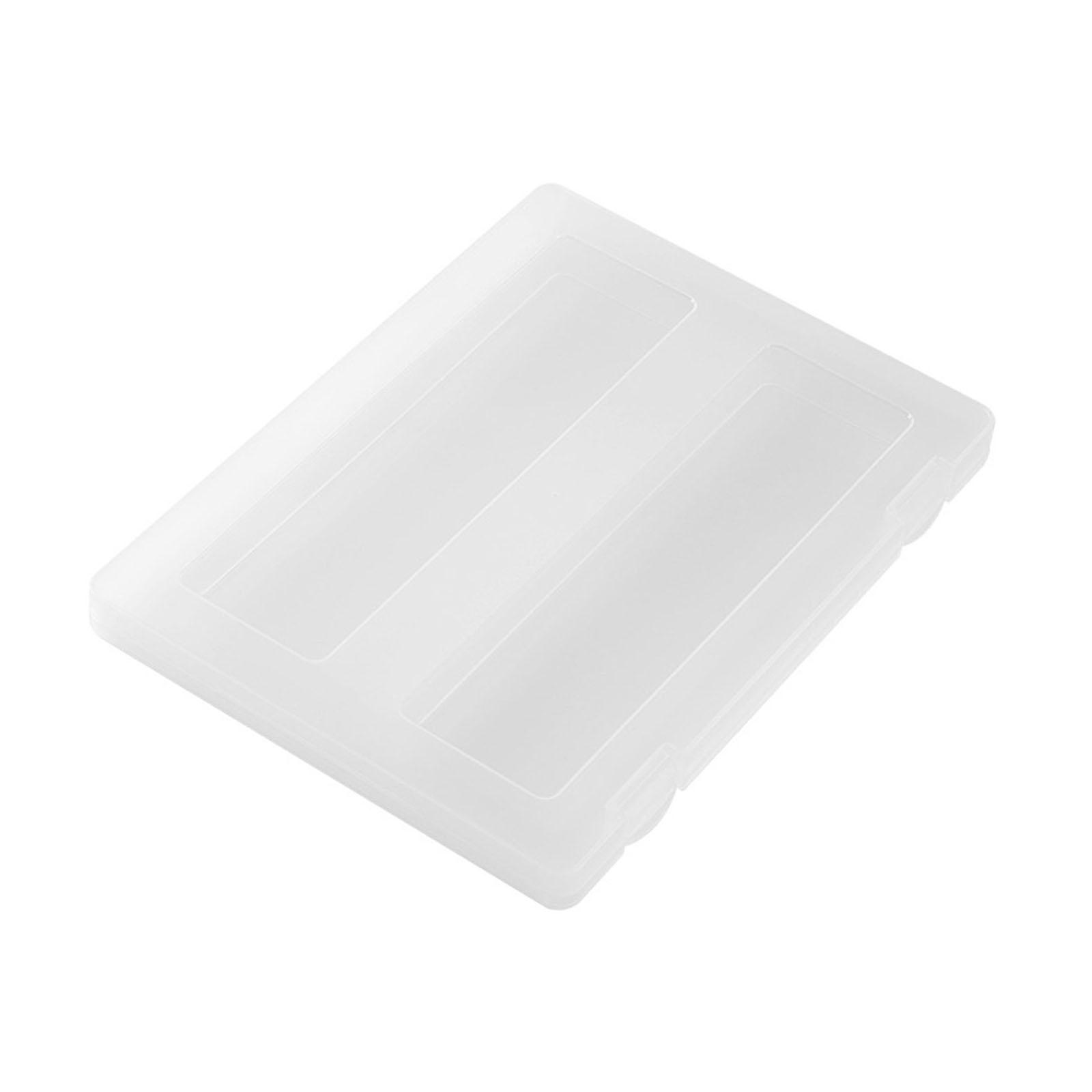 Clear File Box File Folder Magazine Paper Office Home Desktop Office School A4 Holder files Document Organizer Project Case
