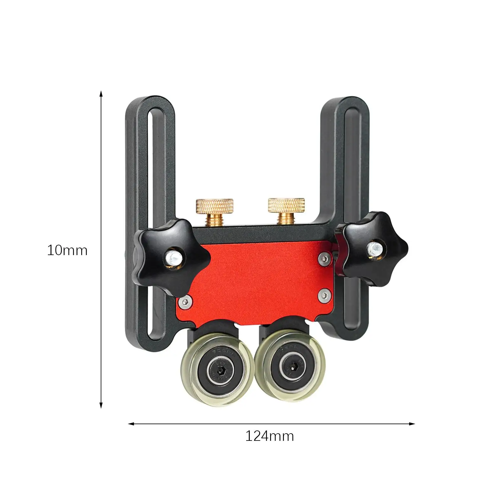 Thin Table Saw Jig Featherboards Jig Guide Tool Double Wheel Bearing Stock Roller for Band Saw Router Cabinet Home Improvement