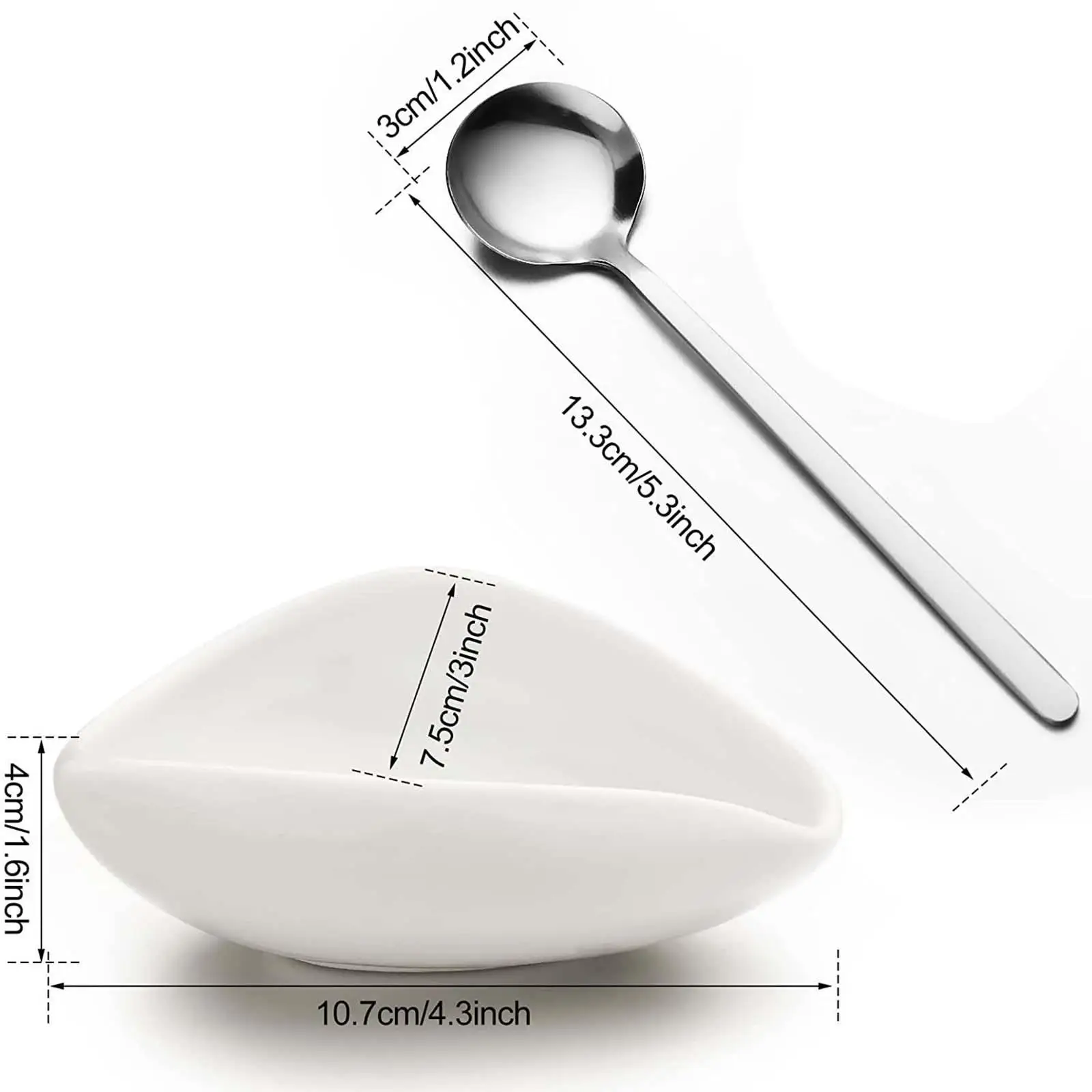 Coffee Bean Dosing Bowl Utensil Tea Accessory Coffee Spoon Single Coffee Tray for Dining Room Cafe Office Home