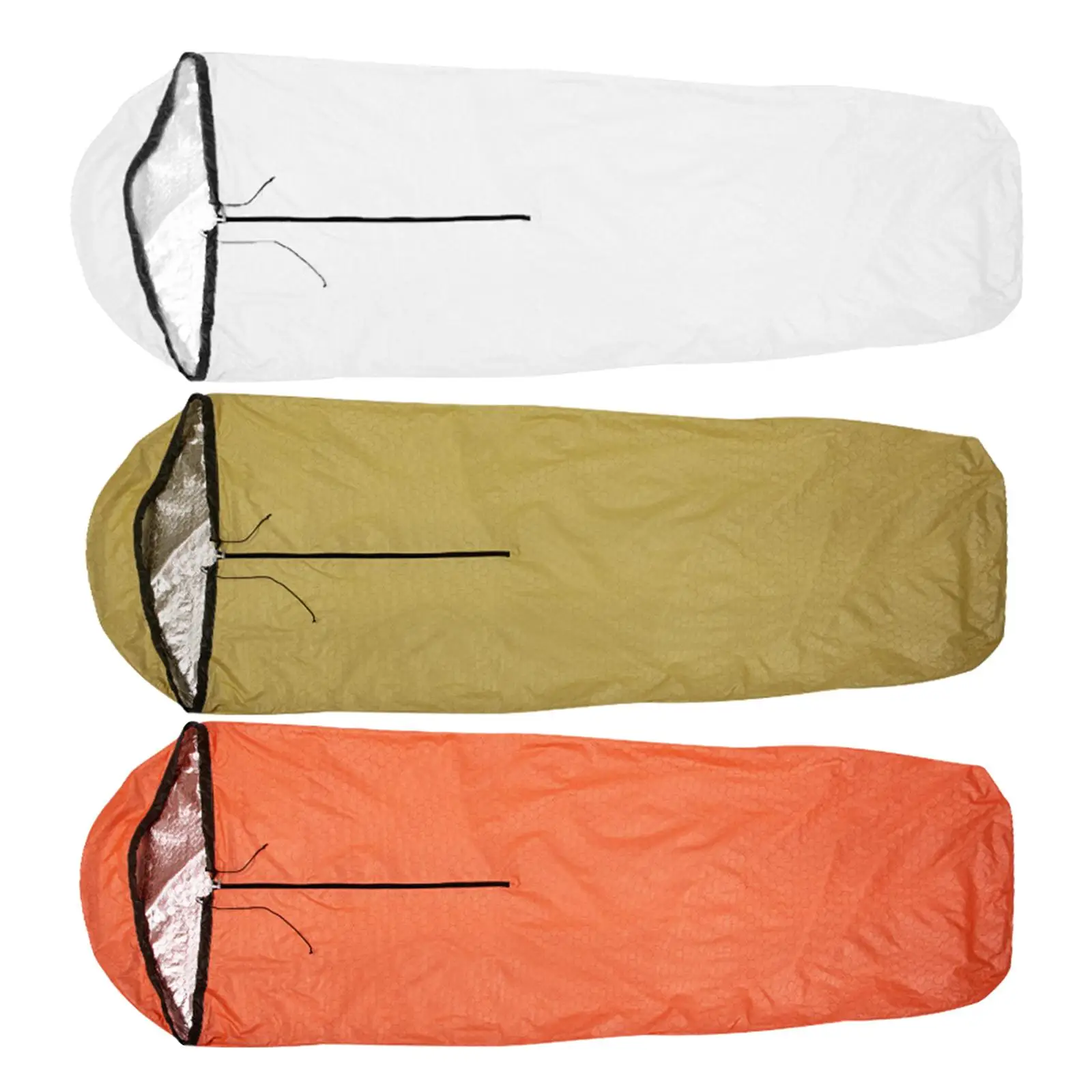 Emergency Sleeping Bag Nylon Cloth for Outdoor Survival Hiking Backpacking
