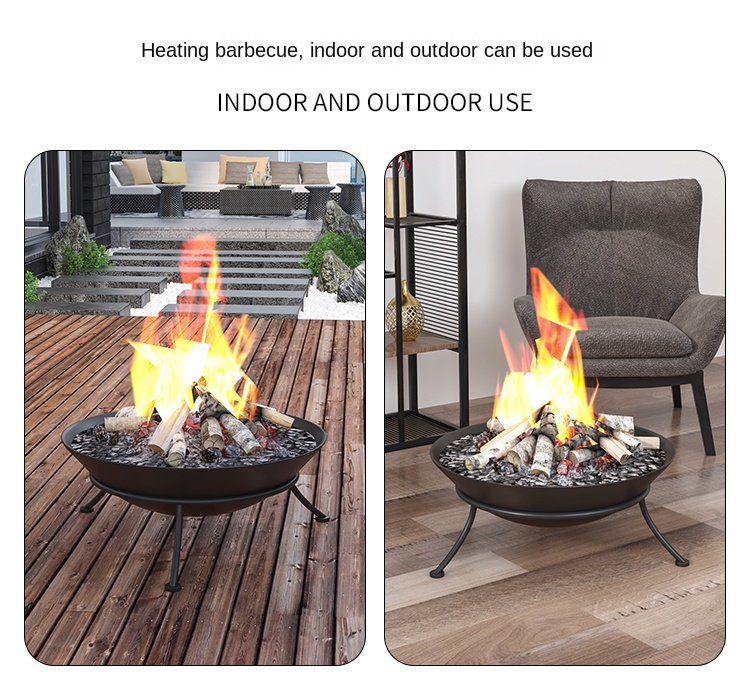 fundido firepit lareira jardim ao ar livre