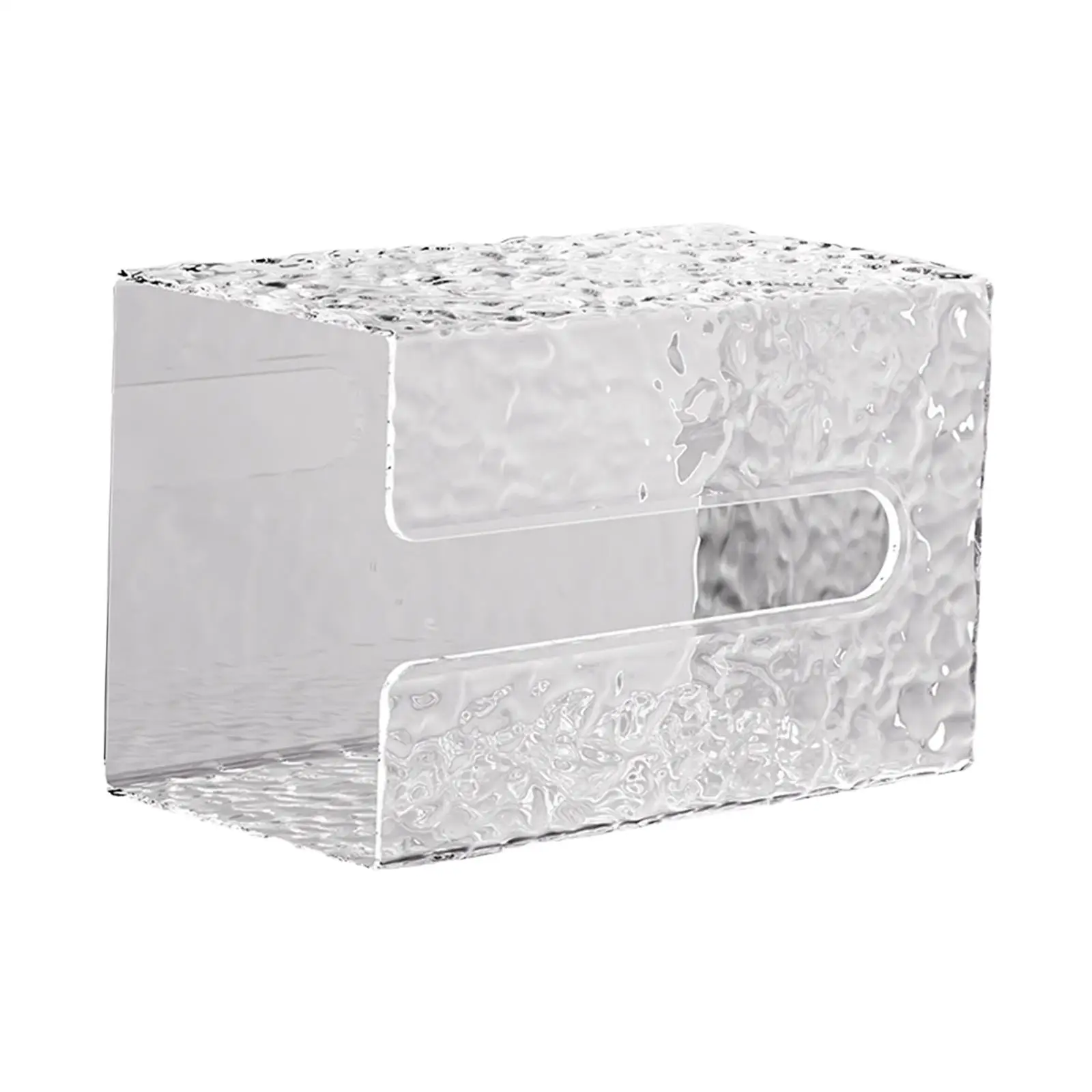 Tissue Paper Cover Wall Mounted Tissue Holder Box for Countertop Bedroom