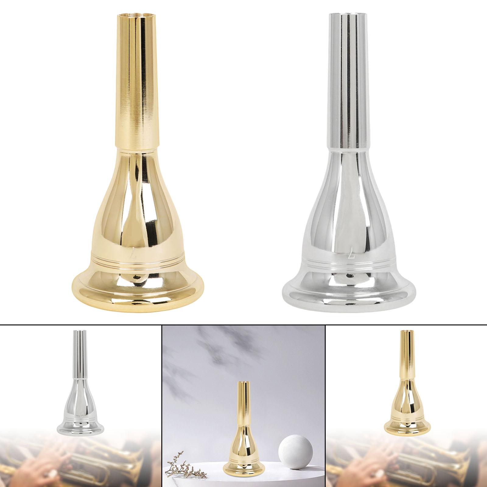 2x Brass Tuba Mouthpiece Precise Music Parts for Beginners Professional