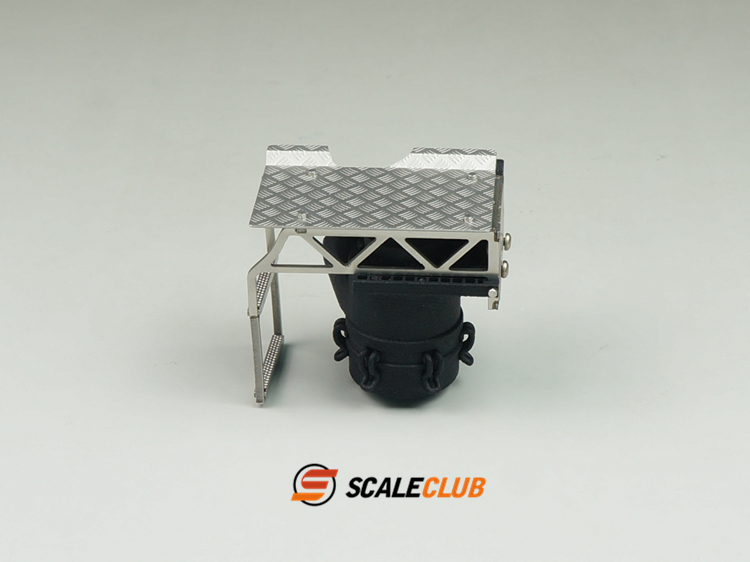 1 Set Scaleclub Modell 1/14 für Iveco Luftfilter Lufteinlass Metall-Treppenstufenmodell – Detail 3