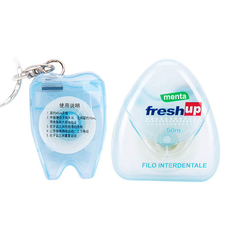 Best of 15M Dental Floss Portable Floss Flat Line Tooth Keychain Mint Flavor Floss Cleaning Oral Care Tool Oral Hygiene Health Dentistry Reviews & Tips - Image 4