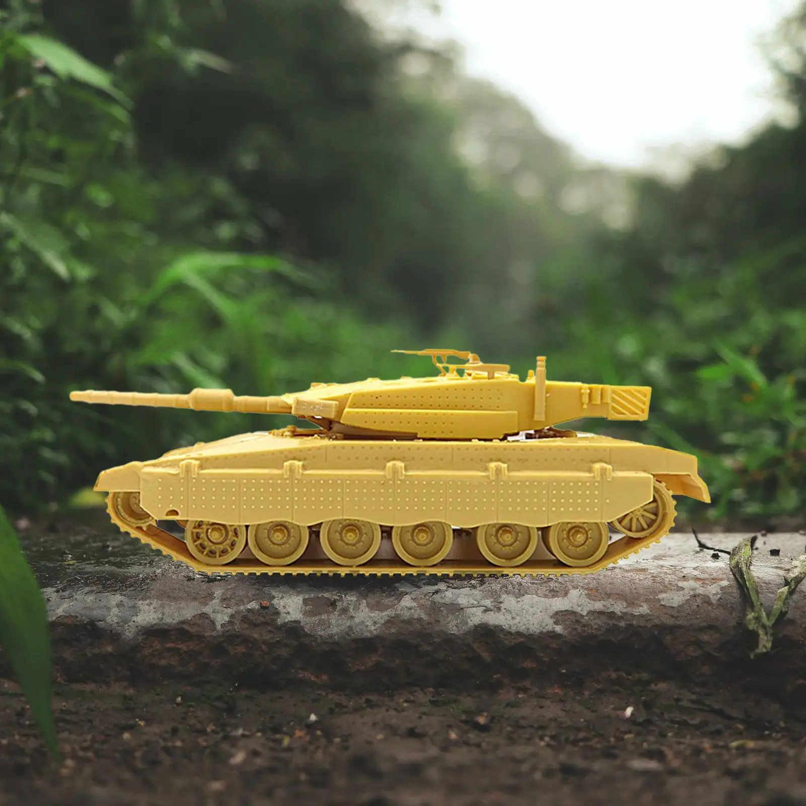 1:72 Scale Tank Model Kits Vehicle Tank Model Toy DIY Assemble Simulation Table Scene Collection for Kids Girls Adults Boy