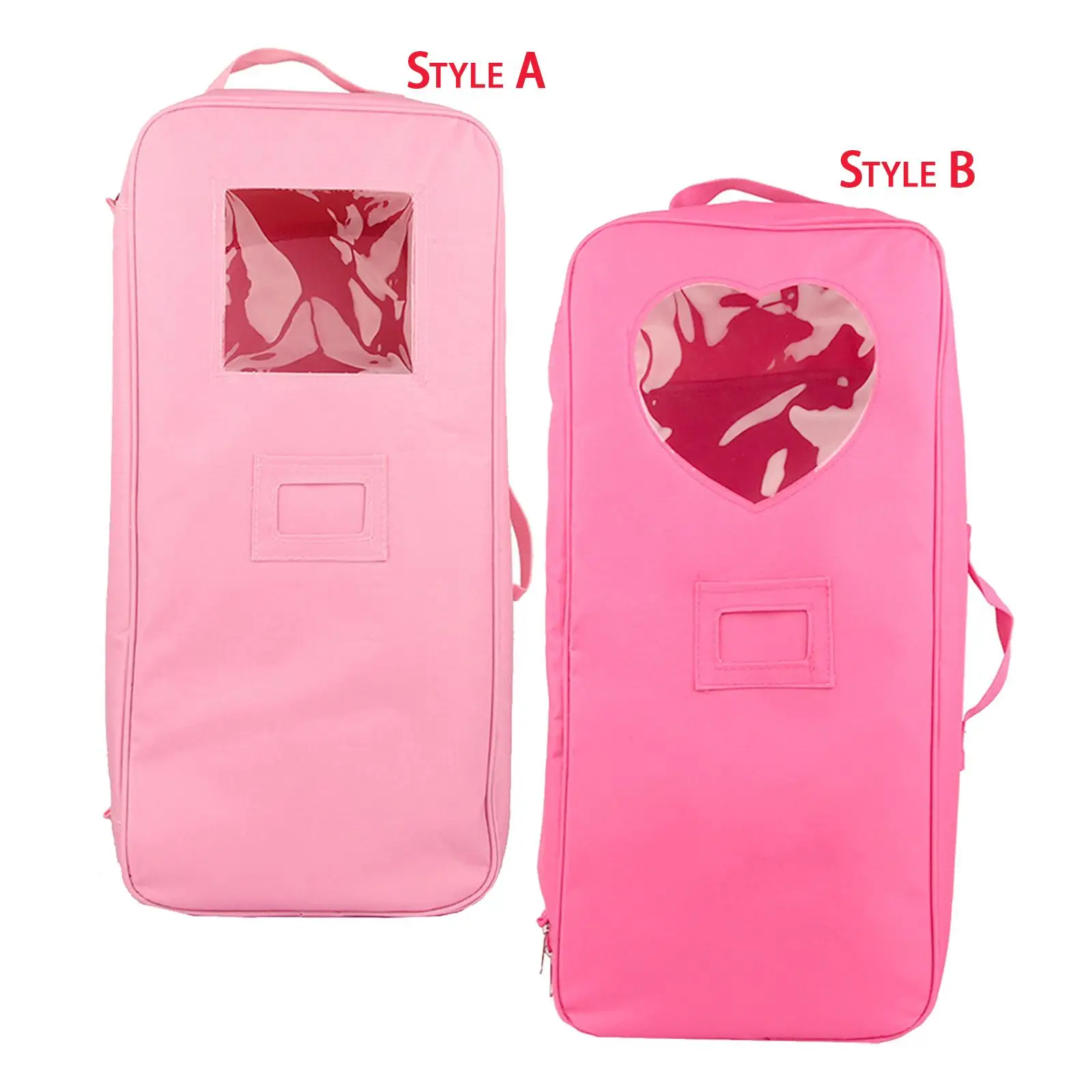 Travel Bag Doll Carrier Case Accessories Multi Pocket Carrying Bag Doll Clothes Storage Suitcase for Girl Doll