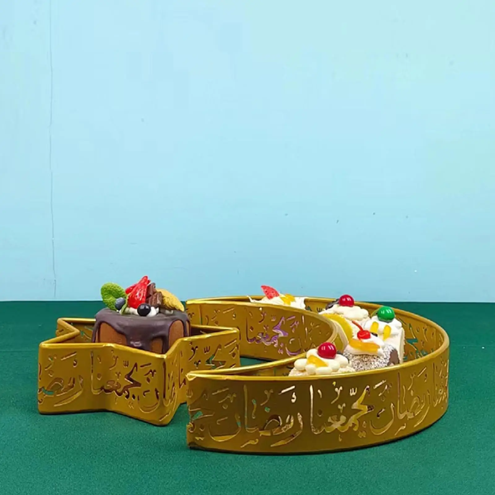 Ramadan Dessert Display Tray Table Decoration Tableware for  Desserts