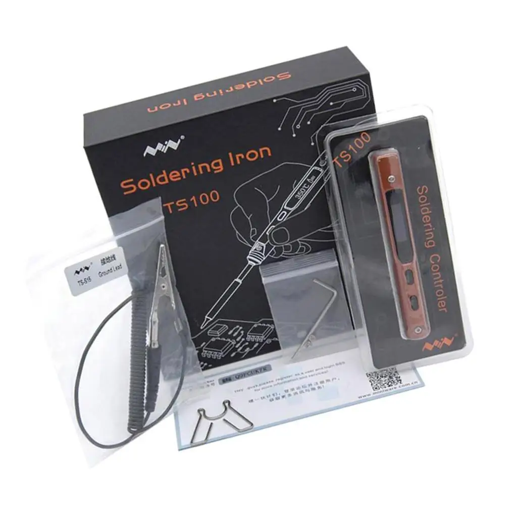 TS100 Mini Intelligent Soldering Iron Digital OLED Portable Soldering