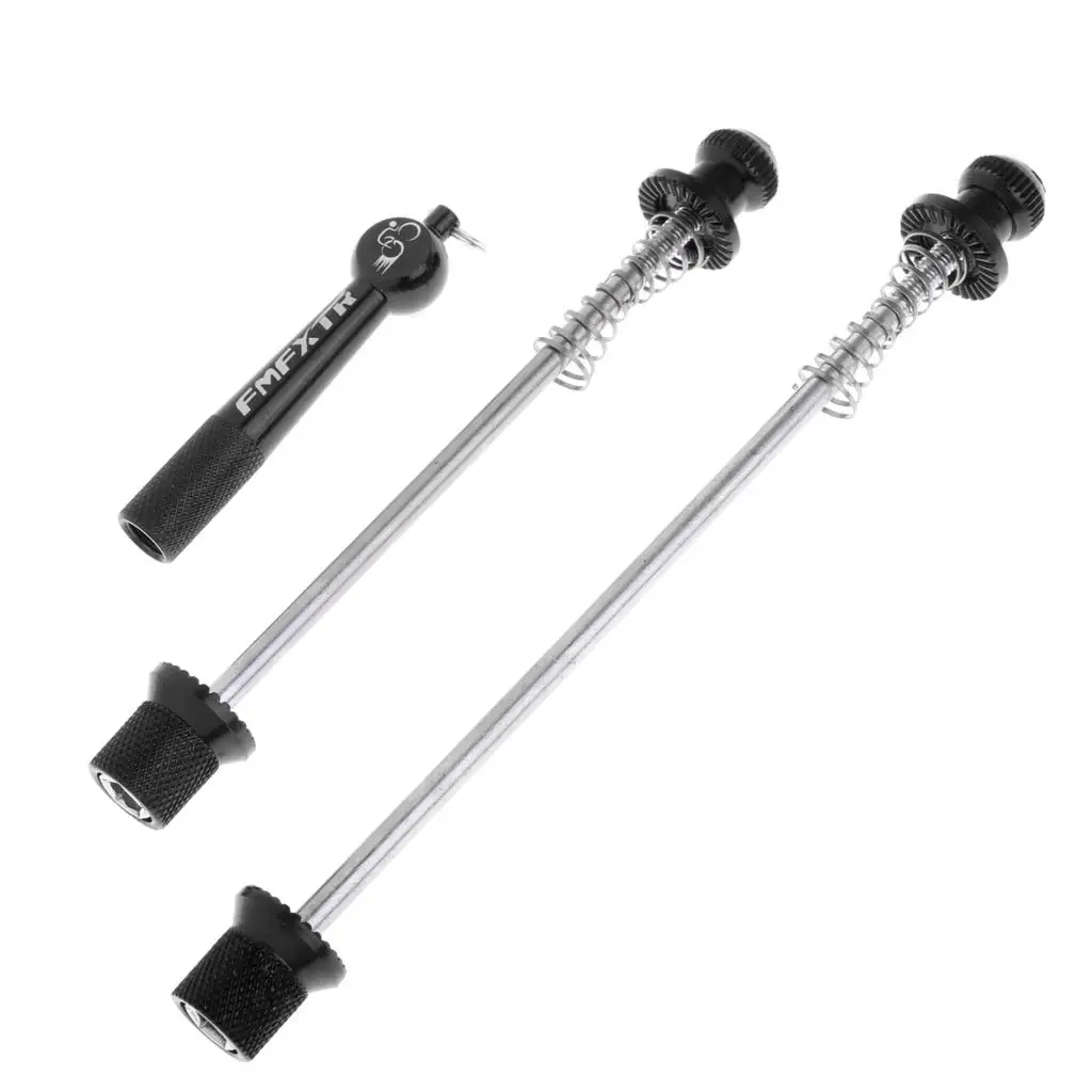 Anti  Skewers lock Set Front / Rear Skewer Road Bike Cycling Wheels Axle