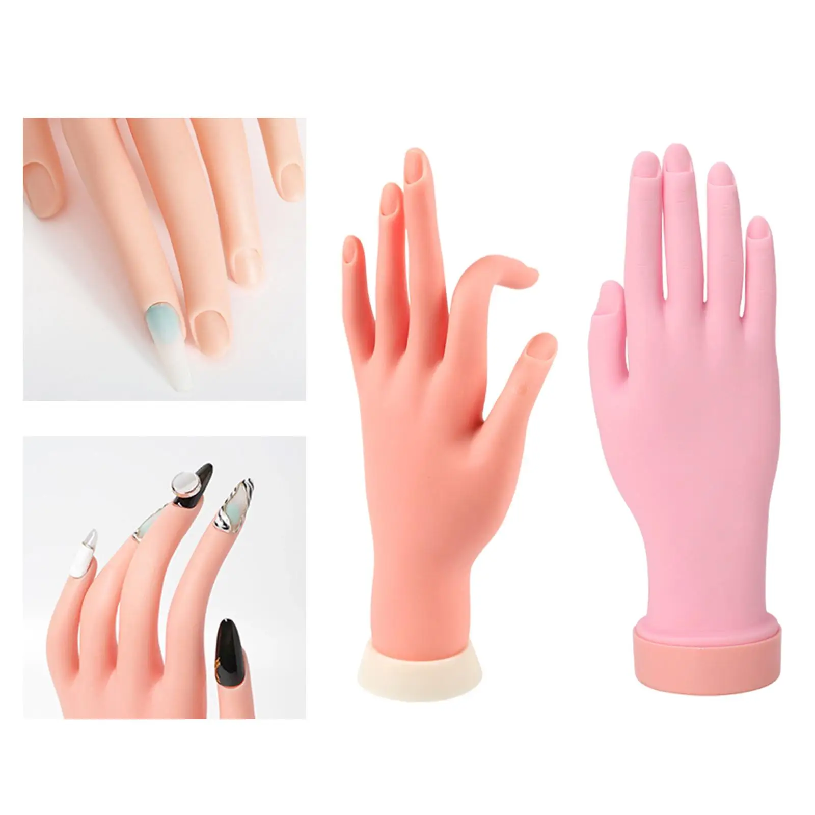 Nail Training Hand Manicure Practice Nail Technician Beginner Silica 
